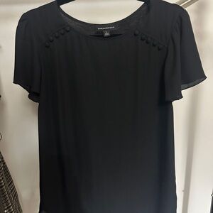 Port & Company Elegant Black Blouse